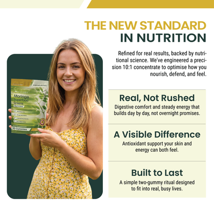 Vitavora Moringa Superfood Greens Gummies customer reviews — real members sharing 5-star results from their daily Moringa gummy ritual.