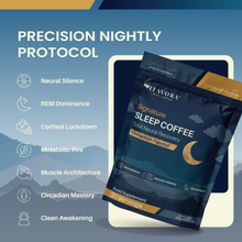 Vitavora Signature Sleep Coffee — Neural Silence, REM Dominance, and Cortisol Lockdown from a precision nightly protocol engineered for restorative sleep.
