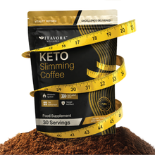Vitavora Wellness™ 7-in-1 Keto Slimming & Metabolic Coffee pouch featuring Pure C8/C10 MCTs and healthy lipids for elite metabolic fuel and zero-crash focus.